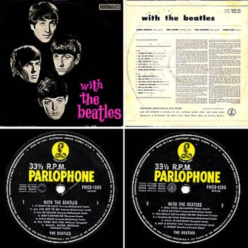 The Beatles With The Beatles Australian vinyl LP album (LP record The Beatles With The Beatles Australian vinyl LP album (LP record